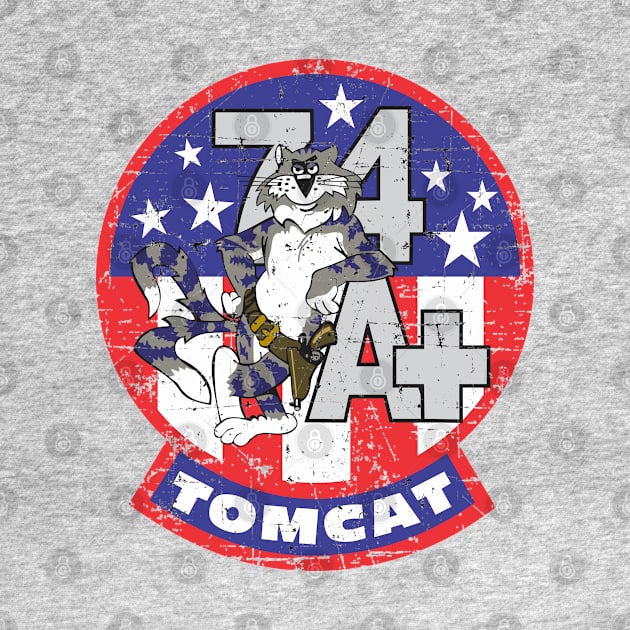 Grumman F-14 Tomcat A+ (plus) 74 - Grunge Style by TomcatGypsy